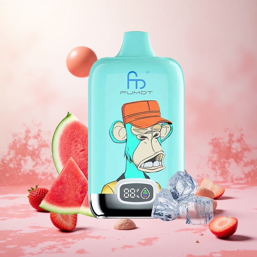 Jagodni Krof Brand Fumot Tornado Digital Box 12000 Puffs Slovenija vape 20ml E-Liquid