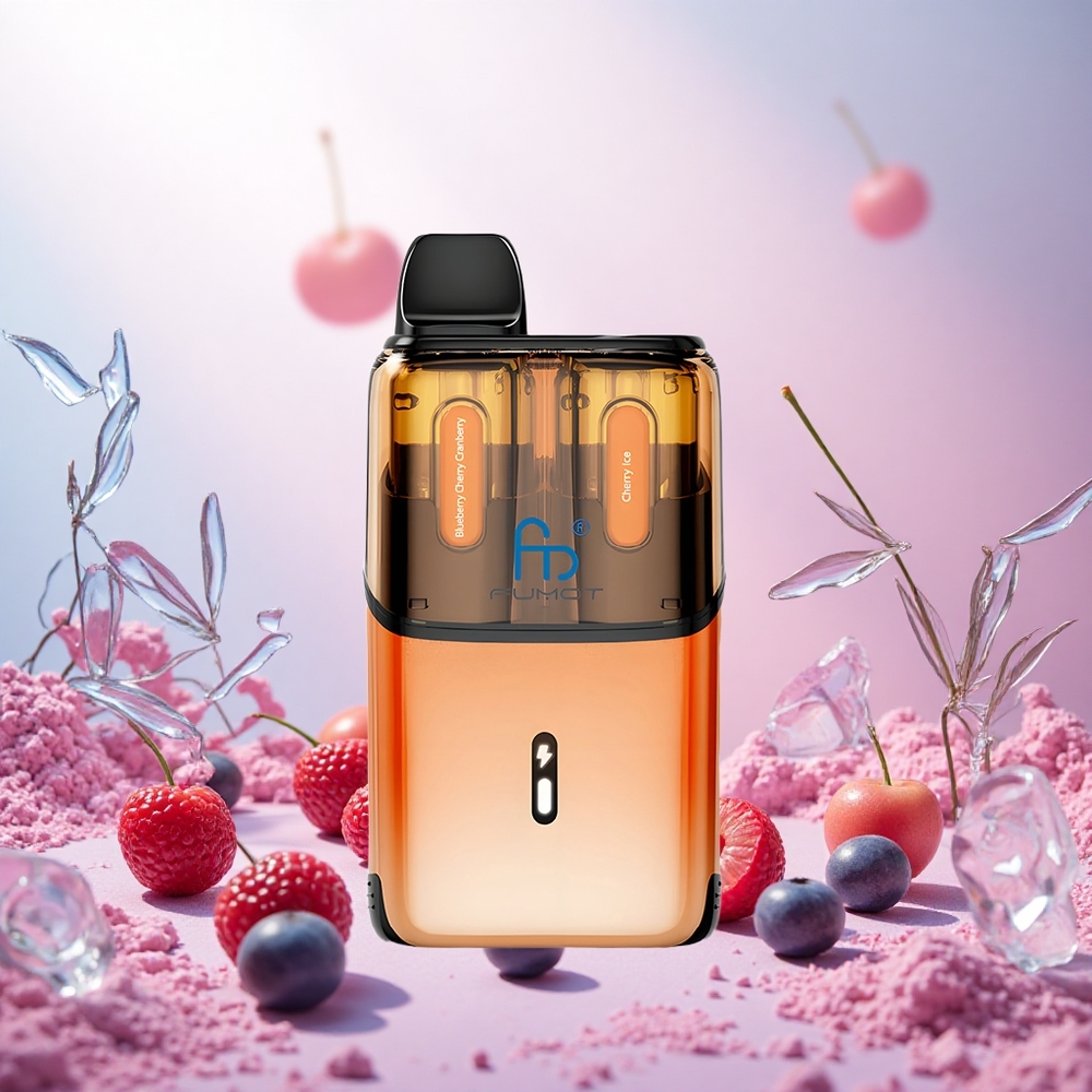 Borostnica Češnja Ledena Fumot Ultra T32000 32000 potegov Slovenija vape Tip-C Hitro Polnjenje