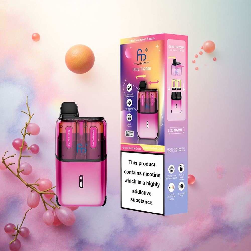 Grozdno-Barvni Padec Fumot Ultra T32000 32000 potegov Slovenija vape Tip-C Hitro Polnjenje