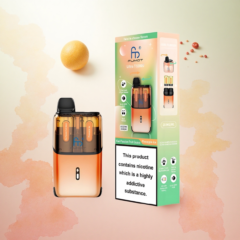 Kivi Marakuja Guava - Ananas Led Fumot Ultra T32000 32000 potegov Slovenija vape Type-C Hitro Polnjenje