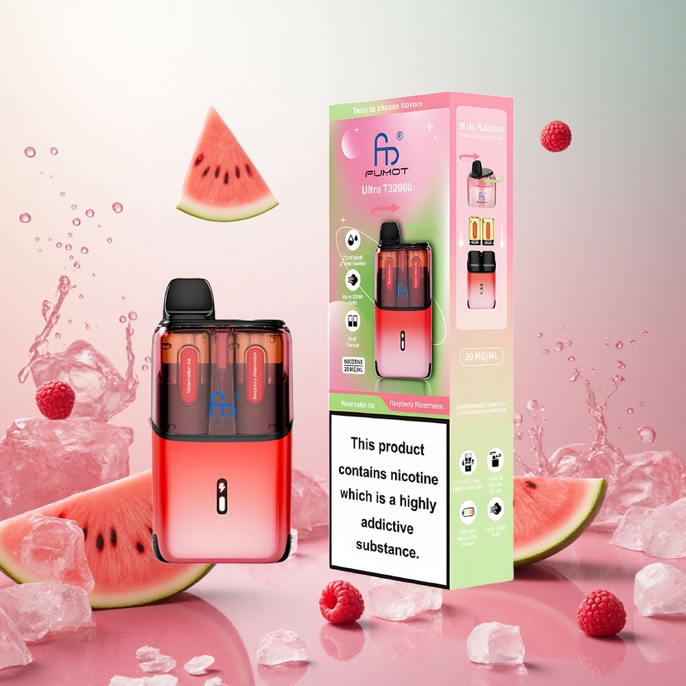 Lubenica Malina Fumot Ultra T32000 32000 potegov Slovenija vape Type-C Fast Charging