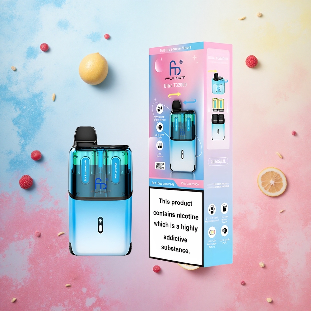 Modra malina Limonada Rožnata limonada Fumot Ultra T32000 32000 potegov Slovenija vape 800mAh